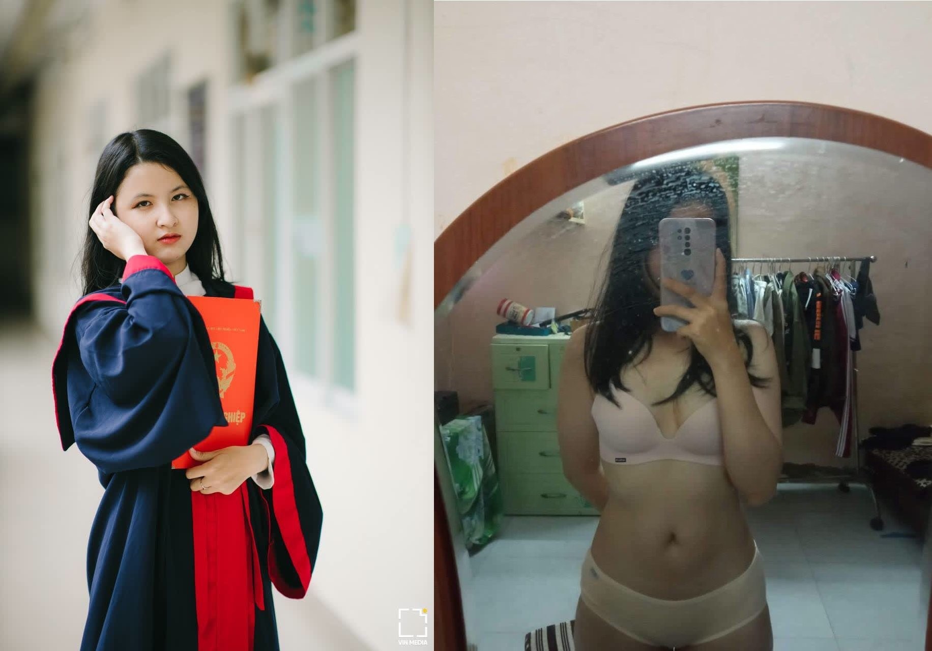 Nữ sinh vừa tốt nghiệp lên giường khiến bạn chịch thỏa mãn