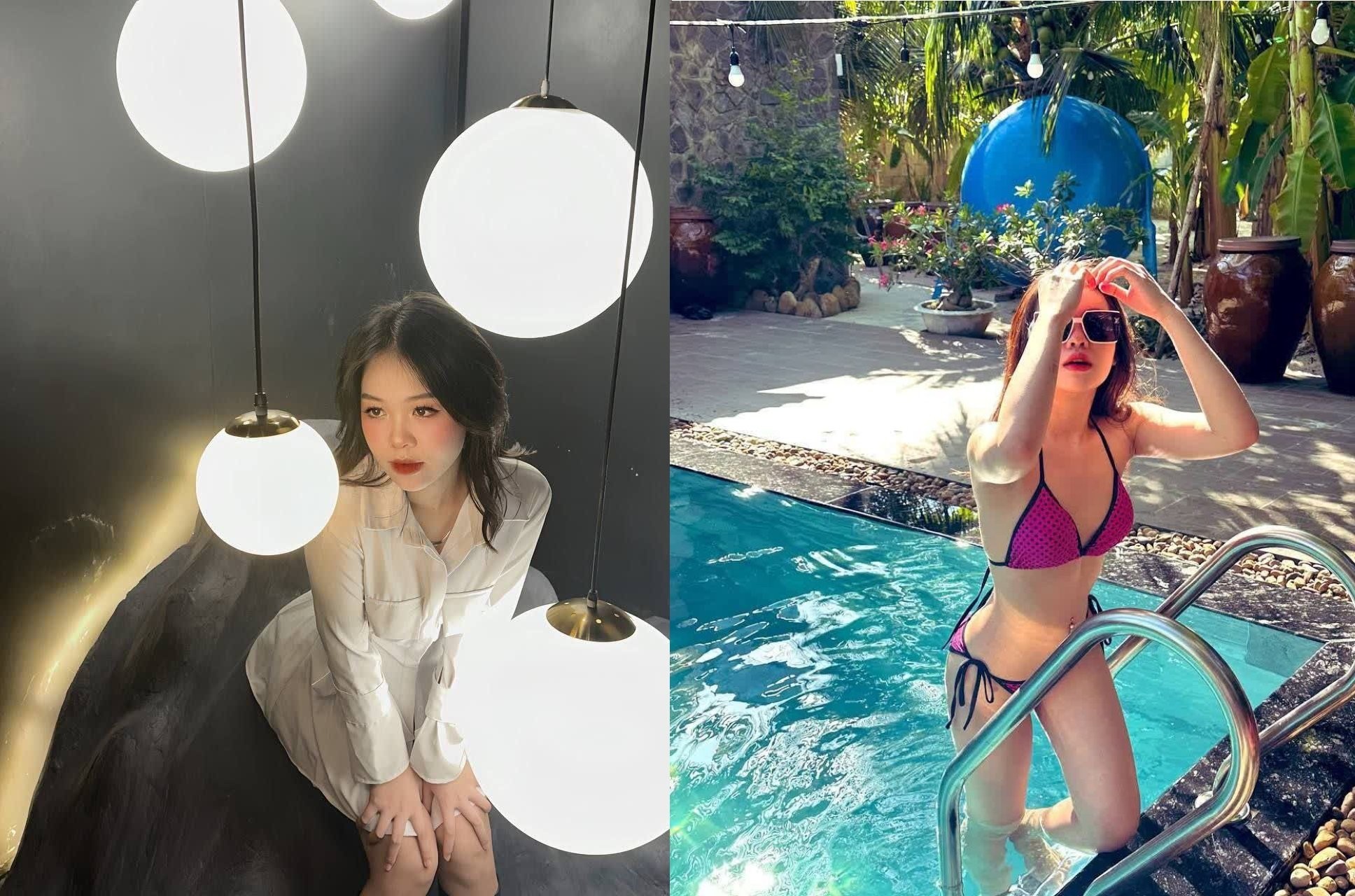 Qua khe cửa thấy bạn tập thể thao tràn đầy năng lượng